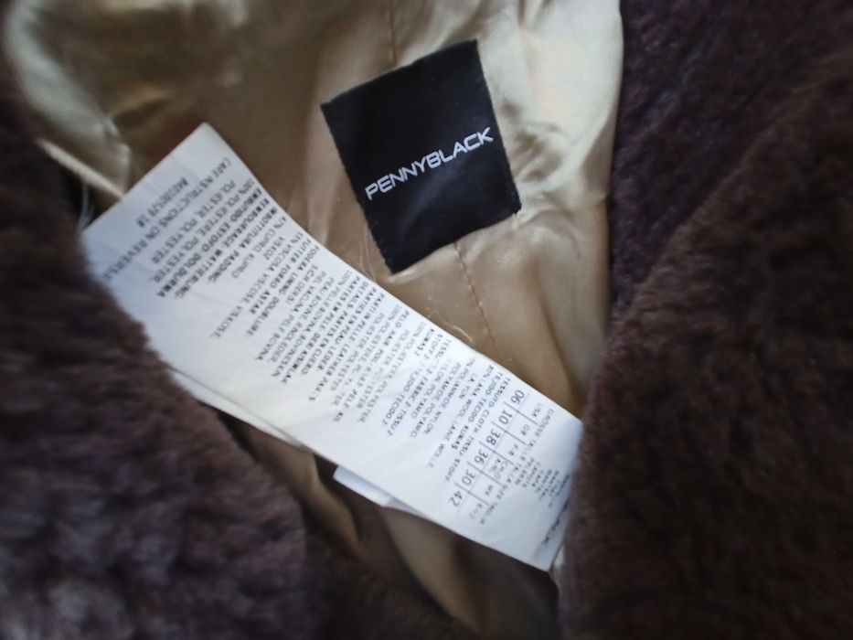 Max Mara kobiecy tweedowy płaszcz 38