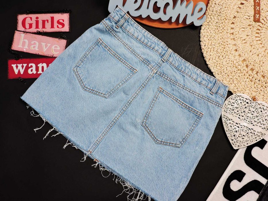 Denim stylowa spódnica jeans M