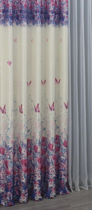 Штора в стиле прованс