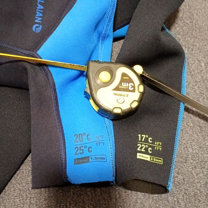 Гідрокостюм Olaian Decathlon дитячий 100  неопрен 2-2мм  та 1,5мм на 1