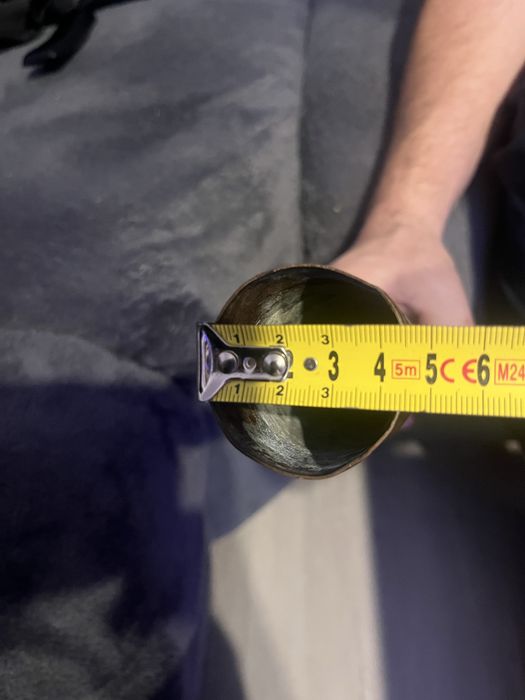 Stara duża łuska miedziana