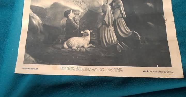 Nossa Sra de Fátima - imagem impressa (Edição do santuário de Fatima)