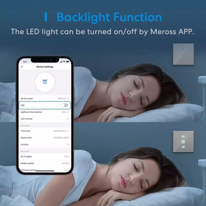 Interruptor inteligente (motor de estore) Komekit (Apple)