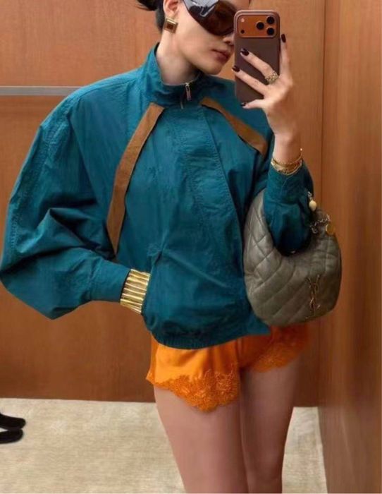 Куртка YSL синя 36