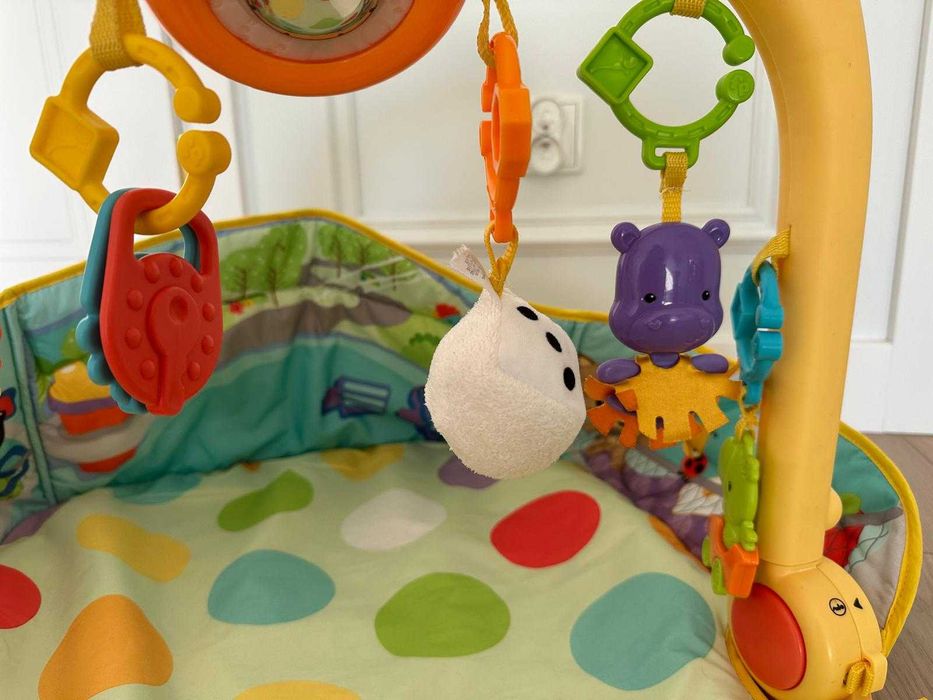 Fisher-Price, Wesoły samochodzik 3w1, mata edukacyjna