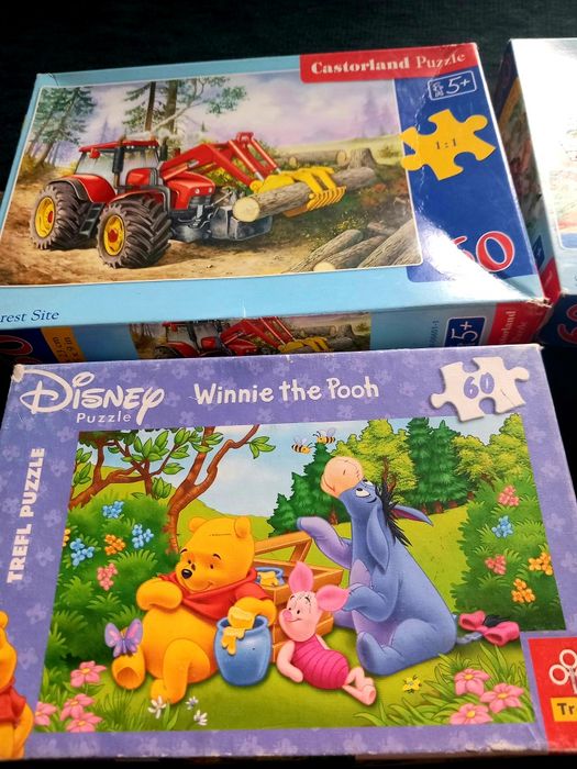 Zestaw puzzli 60 elementów - Jak wytresować smoka, Traktor