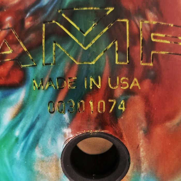 Bola de Bowling AMF Emerald Green multi color Boogie Series