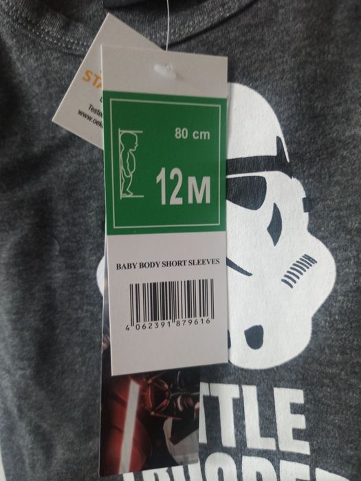 Body dla niemowląt chłopięce star wars 80cm