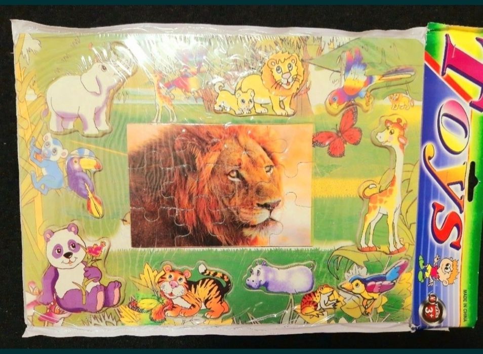 Розвиваючі ігри -новий дерев'яні пазл- вкладиш та гра "Знайди пару"