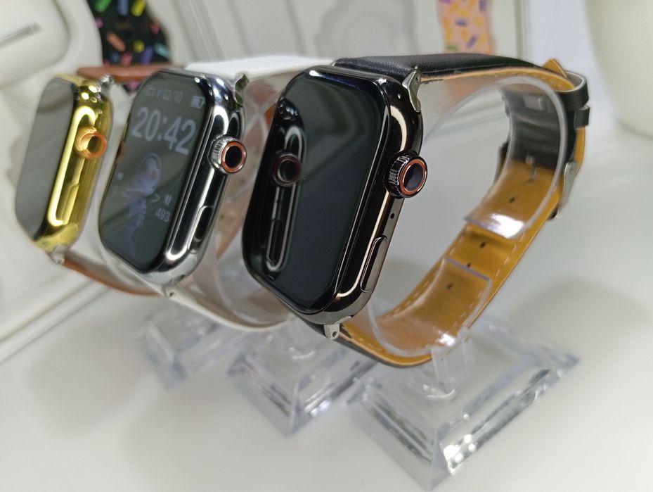 Набор ‼️ Smart watch S9 ДВА РЕМЕШКА + НАУШНИКИ! Смарт часы/годинник ‼️