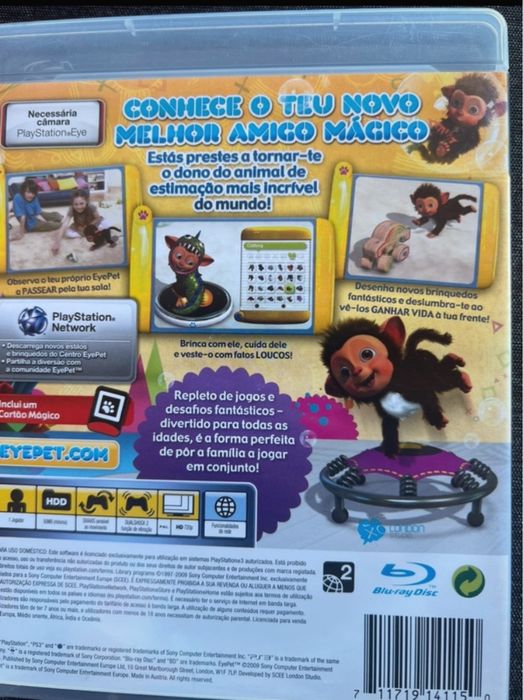 Jogo EyePet para PS3