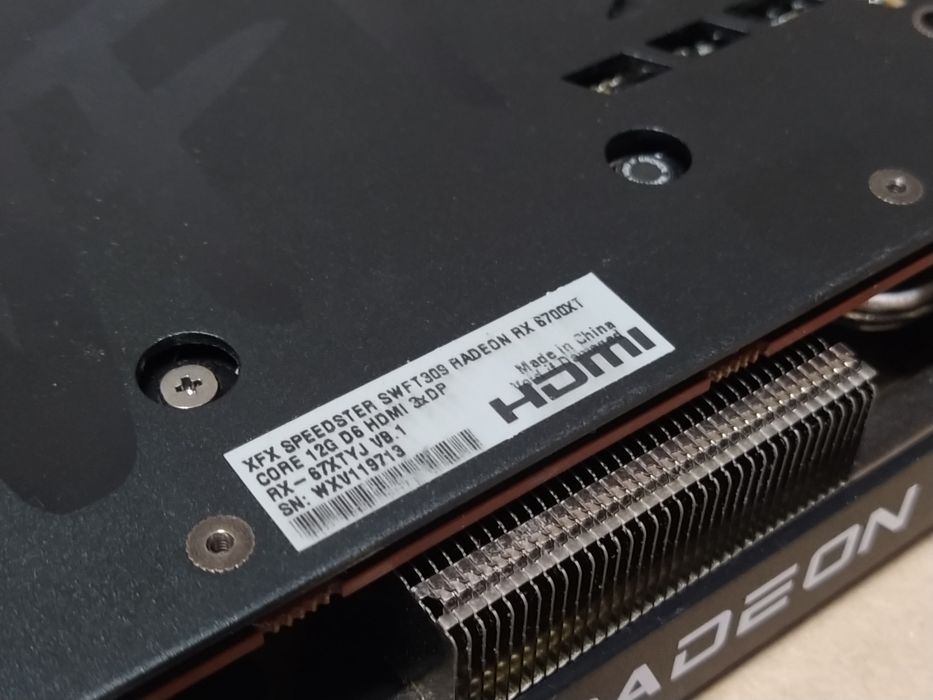 RX 6700 XT SWFT 309 12GB відеокарта