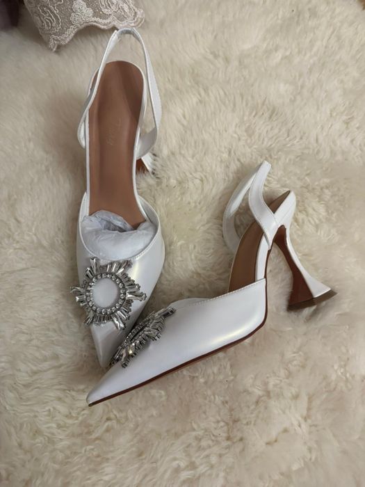 Білі туфлі на шпильці Sexy Fairy