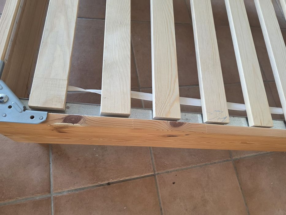 Cama ikea 90x200 com colchão