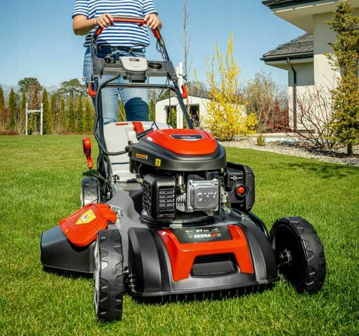 Kosiarka Spalinowa z Napędem LONCIN 4kW Rozrusznik elek. 51cm DEDRA