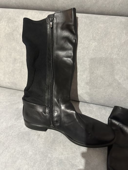 Kozaki Ecco czarne do kolan