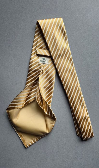 Krawat jedwabny LUIGI BORRELLI