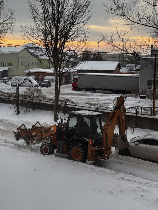 Екскаватор, Послуги екскаватора, Оренда спецтехніки, Чистка снігу