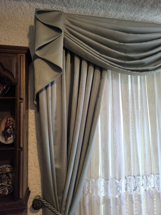 Cortinados com sanefa