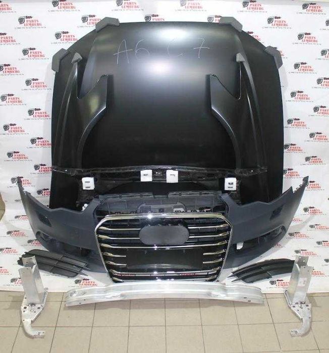 Audi A6 C7 Lift USA  Бампер передній Ауді а6 С7 Сша
