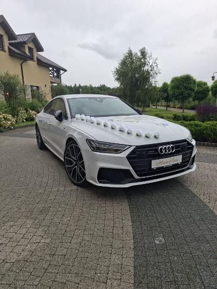 Auto do Ślubu- AUDI A7 SPORTBACK biała- atrakcyjne ceny