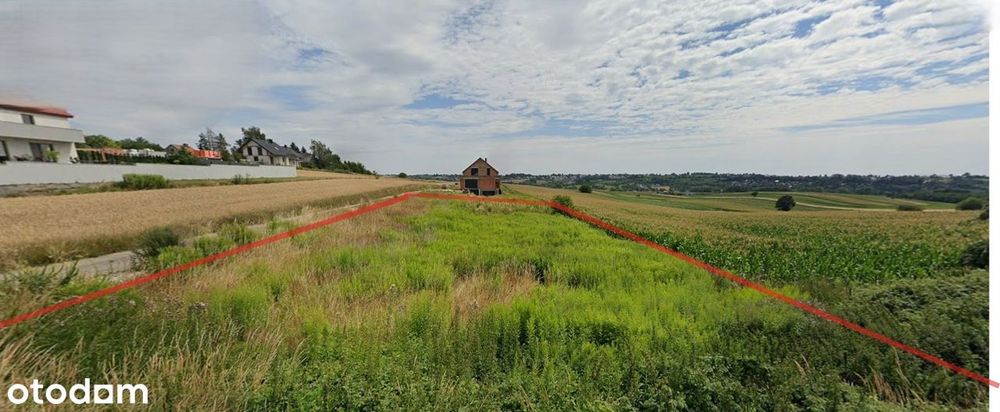 Widokowa Piękna Działka Z Mediami Baranówka / Maciejowice K. Krakowa