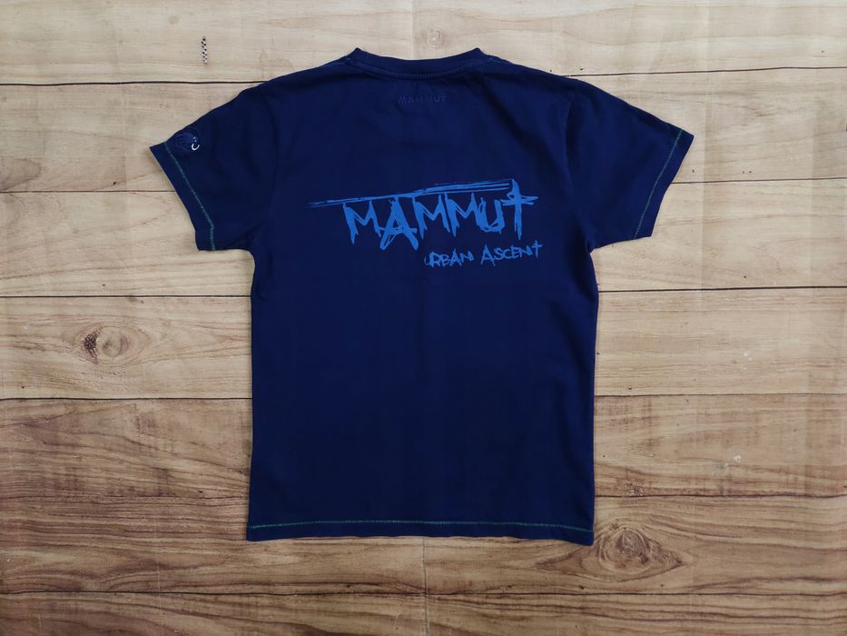 MAMMUT Urban Ascent Koszulka T-Shirt Granatowa Logo r. S