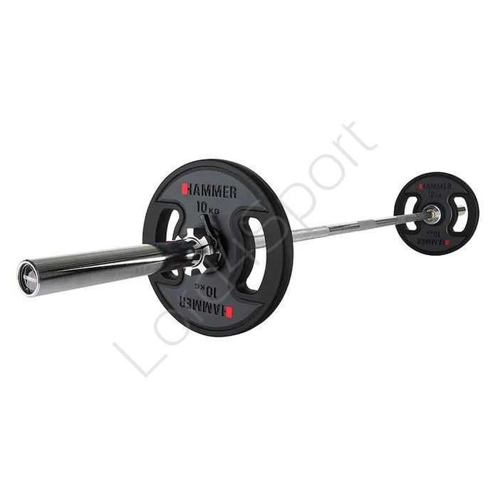 Gryf olimpijski HAMMER 220cm/50mm do 700 kg # Salon z ekspozycją