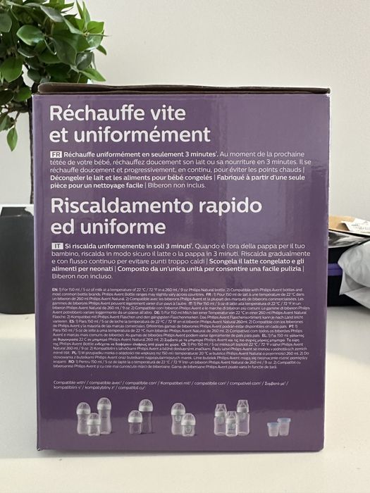 Aquecedor biberão mamadeira Philips NOVO