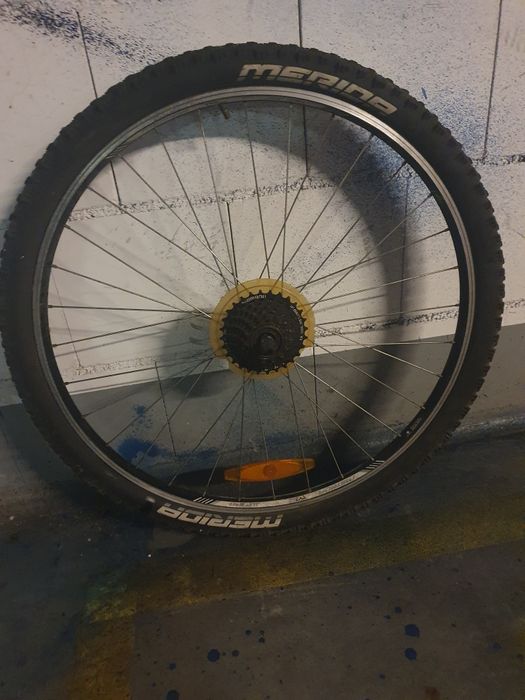 Koło rowerowe tylne 26 cali z oponą