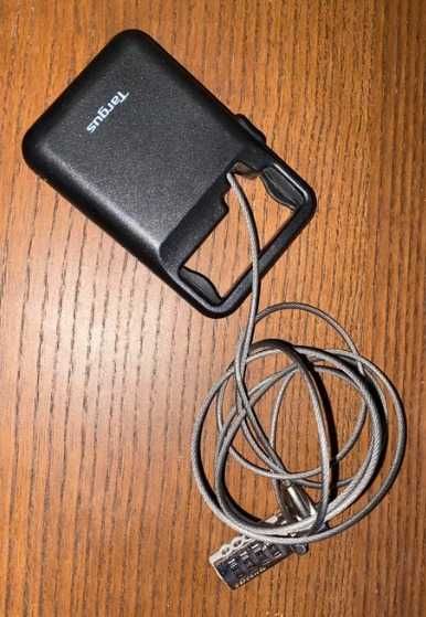 Cadeado Targus código pc portátil Targus retrátil 1,20m