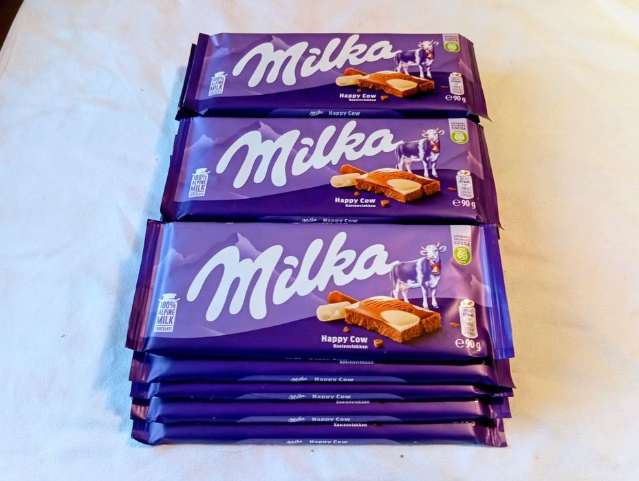 Milka Happy Cow Czekolada 100g. 15 szt.