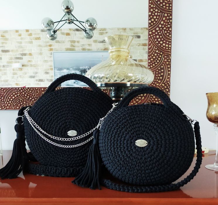 Torebka na szydełku XL