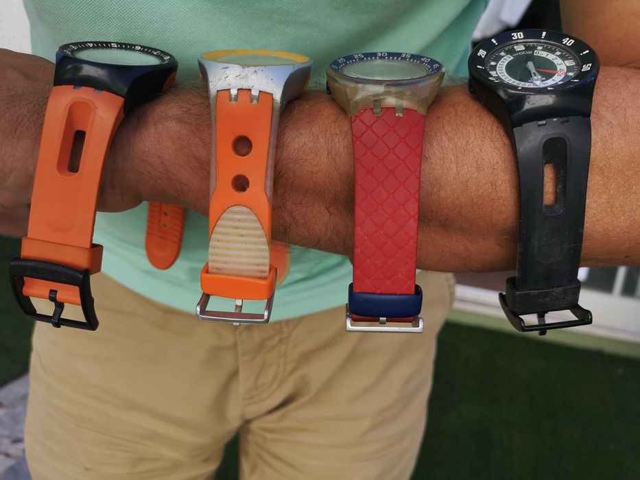 Swatch Scuba - vários packs da minha coleção