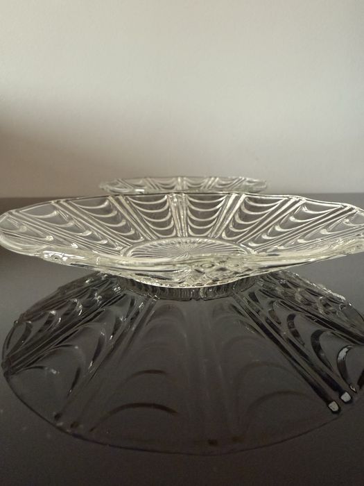 2 kryształowe takerzyki deserowe kryształ