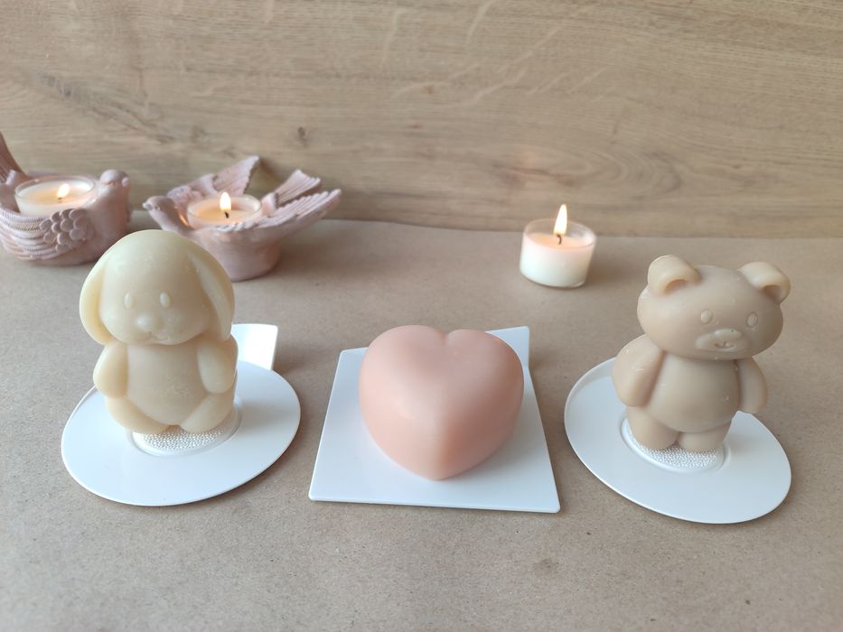 Дитяче натуральне мило “Ведмедик + Зайчик”