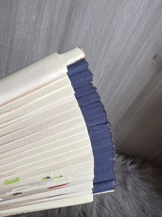Wachlarz drewniany ręcznie malowany