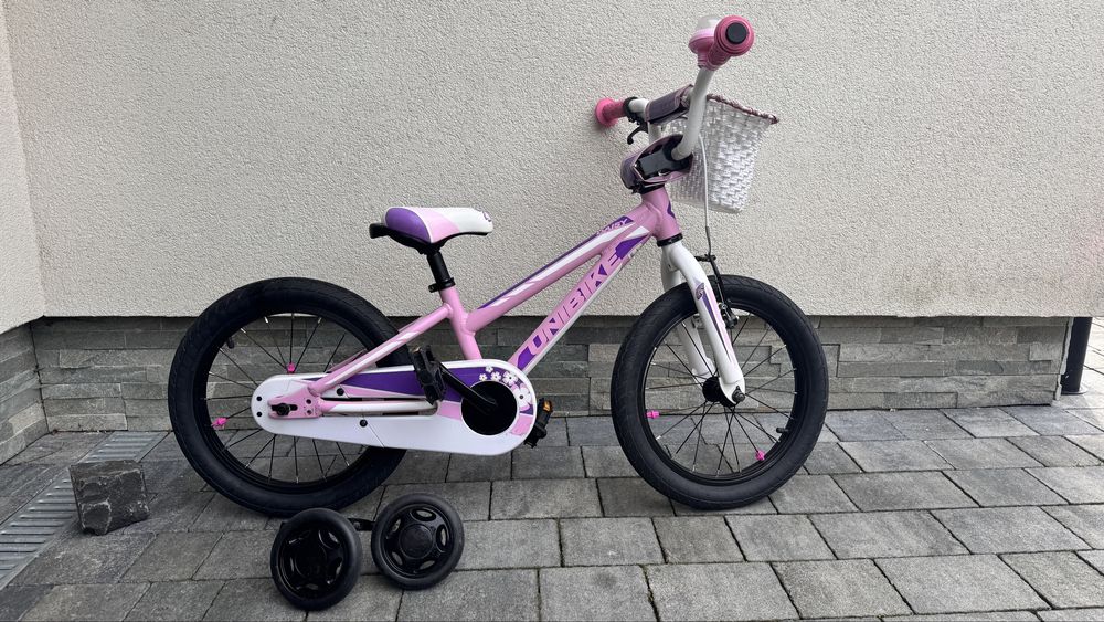 Gwarancja! Super stan! Unibike 16” dla dziewczynki ok.2-4 lat