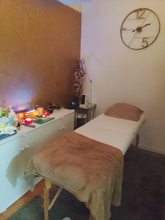 Depilação e massagem relaxante