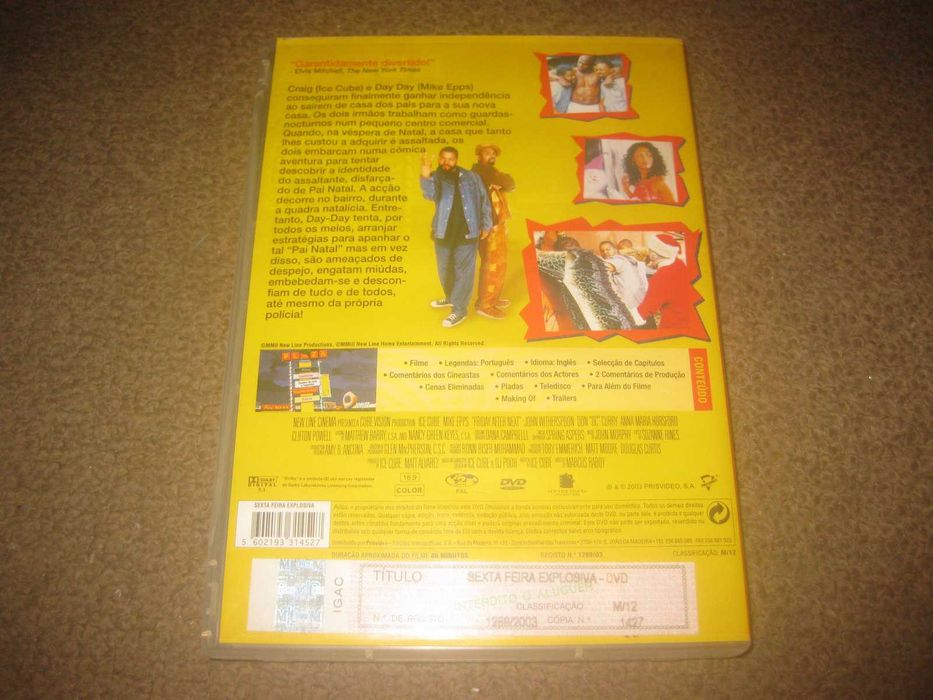 DVD "Sexta Feira Explosiva" com Ice Cube