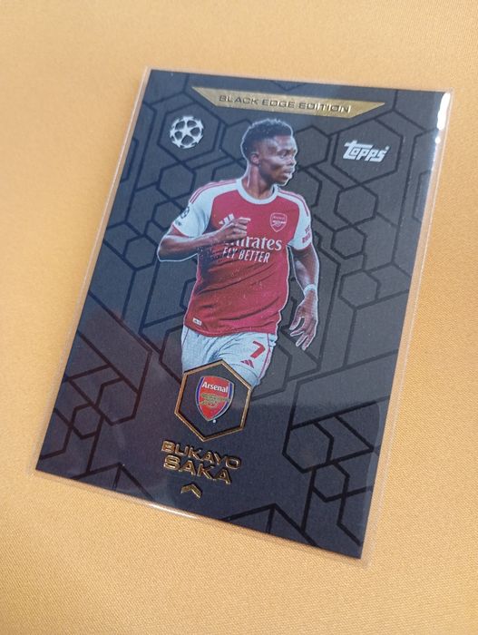 Carta Topps Black Edge Edition Bukayo Saka