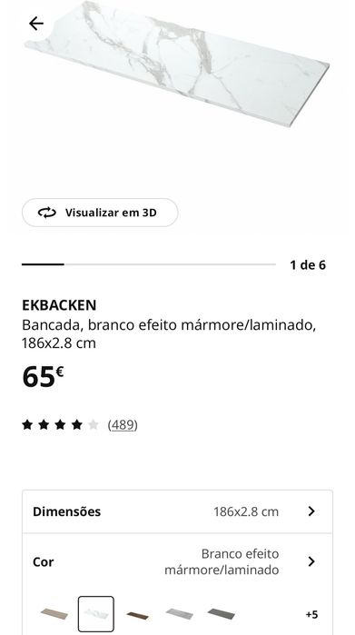 Bancada IKEA Ekbacken