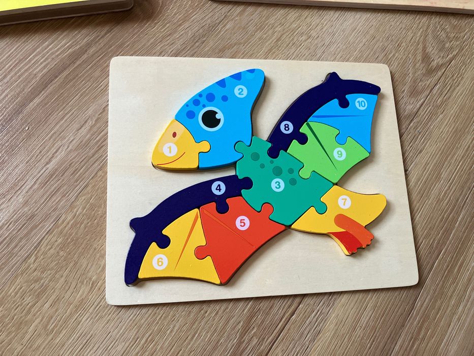 Układanki drewniane