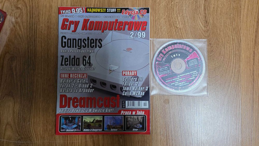Gry komputerowe 2/99 edycja CD komplet