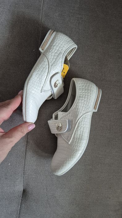Clibee buty komunijne białe baleriny 31