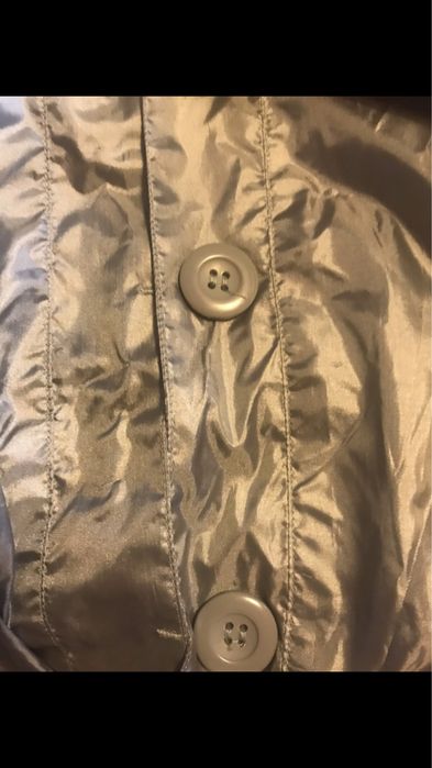 szaro-stebrna parka
