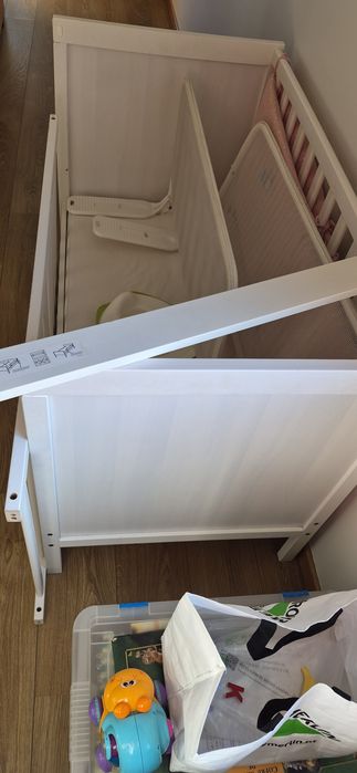 Berço bebe + colechão+ 3 proteçoes+resguardo de proteçao cama