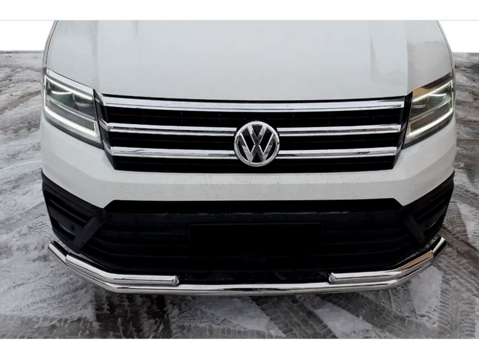 Mercedes Crafter 2017+ Передній захист ST085 (нерж)