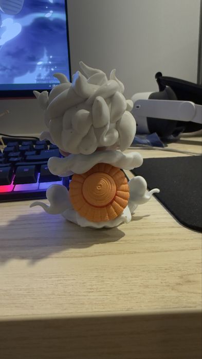 Pack Figuras Luffy Gear 5 (Sun God Nika) - One Piece