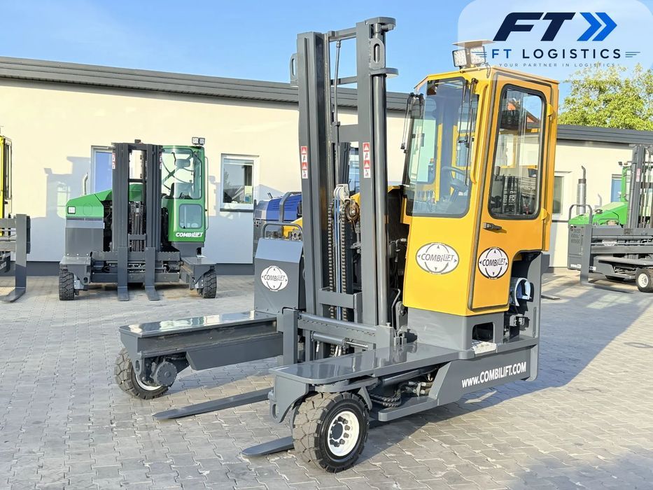 Combilift WÓZEK CZTEROKIERUNKOWY - WIELOKIERUNKOWY | COMBILIFT C4000 | GAS | DUPLEX 4100 MM | PRZESUW BOCZNY | WOLNY SKOK | NOWE OPONY | OGRZEWANIE | PO SERWISIE | STAN IDEALNY  Combilift C4000 Udźwig 4000kg Duplex 4100mm